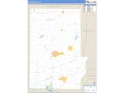 Putnam County, IN <br /> Wall Map <br /> Zip Code <br /> Basic Style 2024 Map