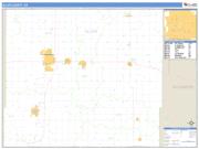Allen County, KS <br /> Wall Map <br /> Zip Code <br /> Basic Style 2024 Map