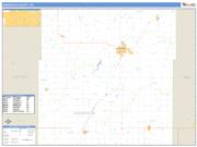 Anderson County, KS <br /> Wall Map <br /> Zip Code <br /> Basic Style 2024 Map