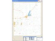 Butler County, KS <br /> Wall Map <br /> Zip Code <br /> Basic Style 2024 Map