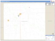 Comanche County, KS <br /> Wall Map <br /> Zip Code <br /> Basic Style 2024 Map