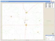 Harper County, KS <br /> Wall Map <br /> Zip Code <br /> Basic Style 2024 Map