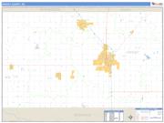 Harvey County, KS <br /> Wall Map <br /> Zip Code <br /> Basic Style 2024 Map