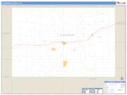 Hodgeman County, KS <br /> Wall Map <br /> Zip Code <br /> Basic Style 2024 Map