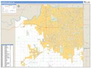 Johnson County, KS <br /> Wall Map <br /> Zip Code <br /> Basic Style 2024 Map