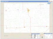 Kingman County, KS <br /> Wall Map <br /> Zip Code <br /> Basic Style 2024 Map