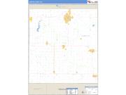 Labette County, KS <br /> Wall Map <br /> Zip Code <br /> Basic Style 2024 Map
