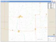 Marshall County, KS <br /> Wall Map <br /> Zip Code <br /> Basic Style 2024 Map