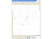 Meade County, KS <br /> Wall Map <br /> Zip Code <br /> Basic Style 2024 Map
