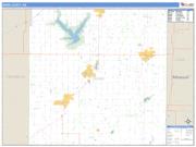 Miami County, KS <br /> Wall Map <br /> Zip Code <br /> Basic Style 2024 Map