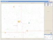 Ottawa County, KS <br /> Wall Map <br /> Zip Code <br /> Basic Style 2024 Map