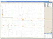 Rush County, KS <br /> Wall Map <br /> Zip Code <br /> Basic Style 2024 Map