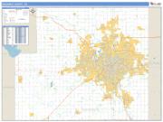 Sedgwick County, KS <br /> Wall Map <br /> Zip Code <br /> Basic Style 2024 Map