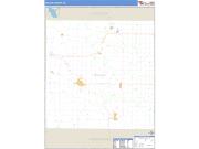 Wilson County, KS <br /> Wall Map <br /> Zip Code <br /> Basic Style 2024 Map