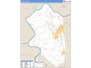 Boone County, KY <br /> Wall Map <br /> Zip Code <br /> Basic Style 2024 Map