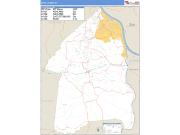 Boyd County, KY <br /> Wall Map <br /> Zip Code <br /> Basic Style 2024 Map