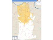 Kenton County, KY <br /> Wall Map <br /> Zip Code <br /> Basic Style 2024 Map
