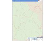 Leslie County, KY <br /> Wall Map <br /> Zip Code <br /> Basic Style 2024 Map