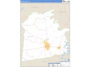 Mercer County, KY <br /> Wall Map <br /> Zip Code <br /> Basic Style 2024 Map