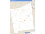Pendleton County, KY <br /> Wall Map <br /> Zip Code <br /> Basic Style 2024 Map