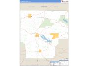 Claiborne County, LA <br /> Wall Map <br /> Zip Code <br /> Basic Style 2024 Map