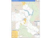 Natchitoches County, LA <br /> Wall Map <br /> Zip Code <br /> Basic Style 2024 Map