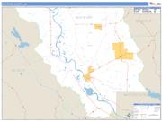 Red River County, LA <br /> Wall Map <br /> Zip Code <br /> Basic Style 2024 Map