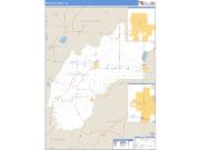 Richland County, LA <br /> Wall Map <br /> Zip Code <br /> Basic Style 2024 Map
