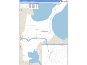 St. John the Baptist County, LA <br /> Wall Map <br /> Zip Code <br /> Basic Style 2024 Map