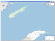 Keweenaw County, MI <br /> Wall Map <br /> Zip Code <br /> Basic Style 2024 Map