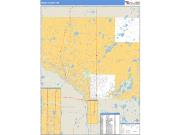 Anoka County, MN <br /> Wall Map <br /> Zip Code <br /> Basic Style 2024 Map