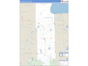 Clearwater County, MN <br /> Wall Map <br /> Zip Code <br /> Basic Style 2024 Map