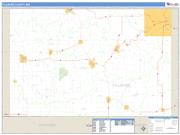 Fillmore County, MN <br /> Wall Map <br /> Zip Code <br /> Basic Style 2024 Map