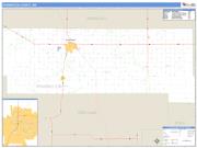 Pennington County, MN <br /> Wall Map <br /> Zip Code <br /> Basic Style 2024 Map