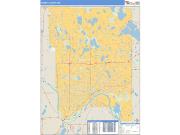 Ramsey County, MN <br /> Wall Map <br /> Zip Code <br /> Basic Style 2024 Map