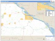 Winona County, MN <br /> Wall Map <br /> Zip Code <br /> Basic Style 2024 Map