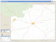 Amite County, MS <br /> Wall Map <br /> Zip Code <br /> Basic Style 2024 Map