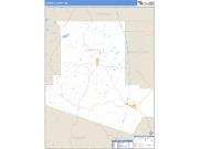 Carroll County, MS <br /> Wall Map <br /> Zip Code <br /> Basic Style 2024 Map