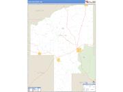 Choctaw County, MS <br /> Wall Map <br /> Zip Code <br /> Basic Style 2024 Map