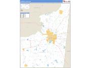 Lowndes County, MS <br /> Wall Map <br /> Zip Code <br /> Basic Style 2024 Map