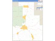 Tippah County, MS <br /> Wall Map <br /> Zip Code <br /> Basic Style 2024 Map