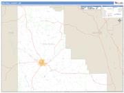 Walthall County, MS <br /> Wall Map <br /> Zip Code <br /> Basic Style 2024 Map