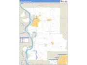 Washington County, MS <br /> Wall Map <br /> Zip Code <br /> Basic Style 2024 Map