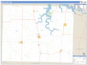 Dade County, MO <br /> Wall Map <br /> Zip Code <br /> Basic Style 2024 Map