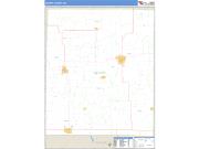 Gentry County, MO <br /> Wall Map <br /> Zip Code <br /> Basic Style 2024 Map