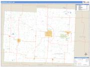 Johnson County, MO <br /> Wall Map <br /> Zip Code <br /> Basic Style 2024 Map