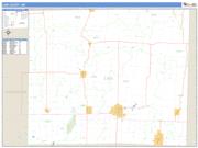 Linn County, MO <br /> Wall Map <br /> Zip Code <br /> Basic Style 2024 Map