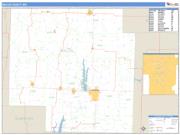 Macon County, MO <br /> Wall Map <br /> Zip Code <br /> Basic Style 2024 Map