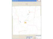 Mercer County, MO <br /> Wall Map <br /> Zip Code <br /> Basic Style 2024 Map