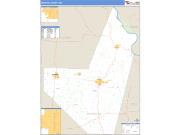 Moniteau County, MO <br /> Wall Map <br /> Zip Code <br /> Basic Style 2024 Map